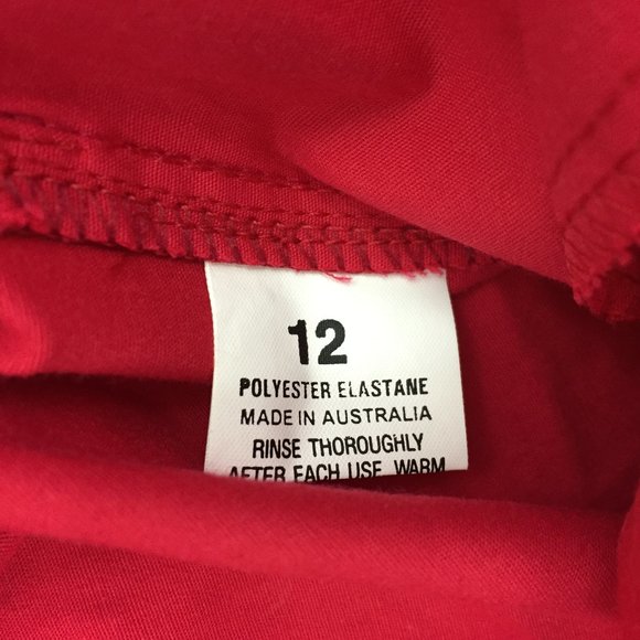 NWT BEBE SYDNEY Dark Pink Slit Hem Cropped/Ankle Dress Pants - Picture 4 of 11